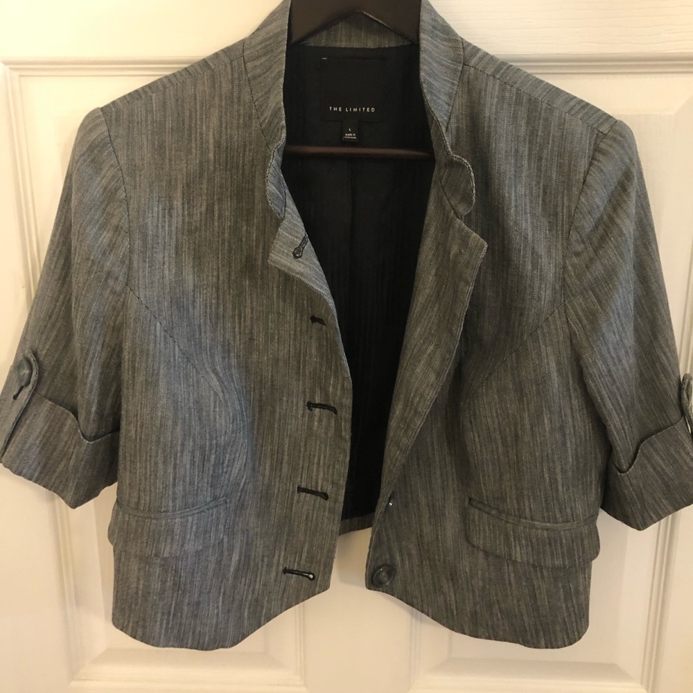 Short sleeve blazer